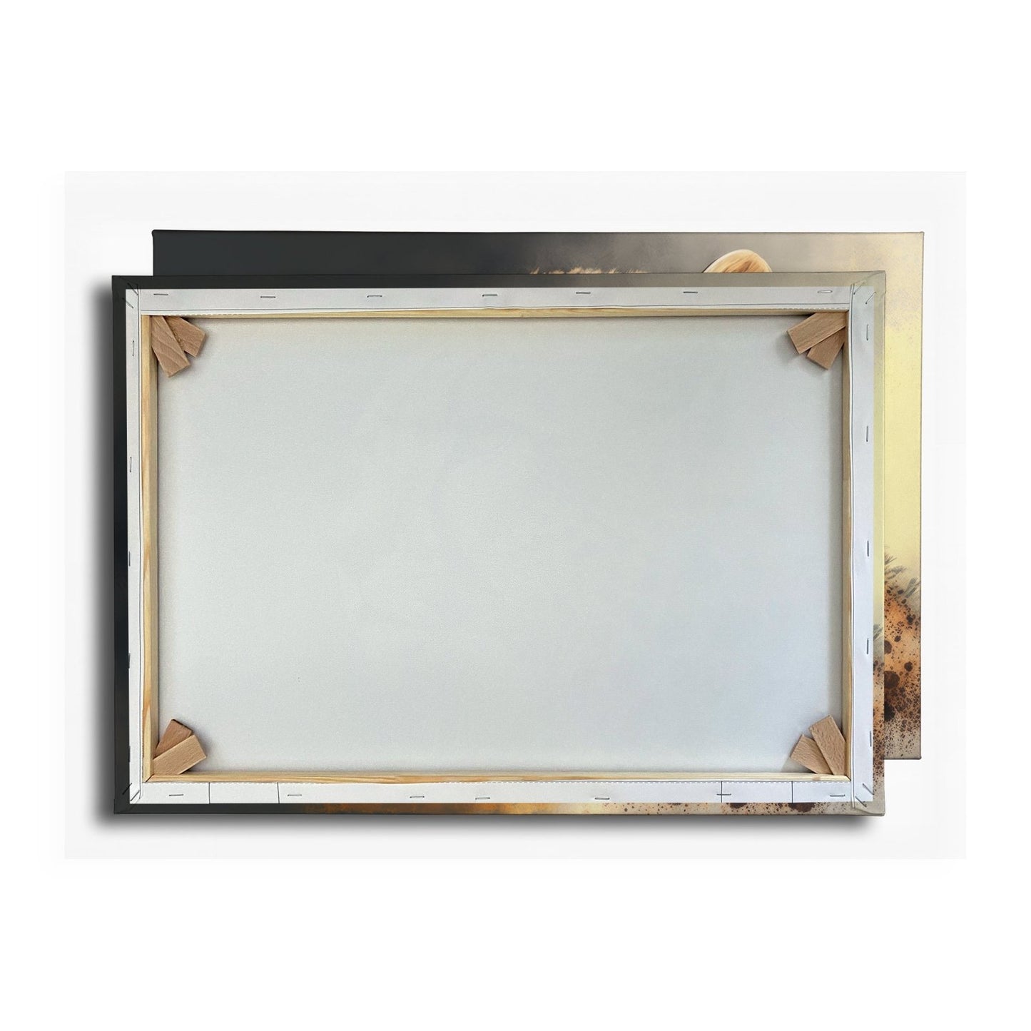 Leinwandbild Cheetahblick – wild, fokussiert und majestätisch gemalt. - deyoli