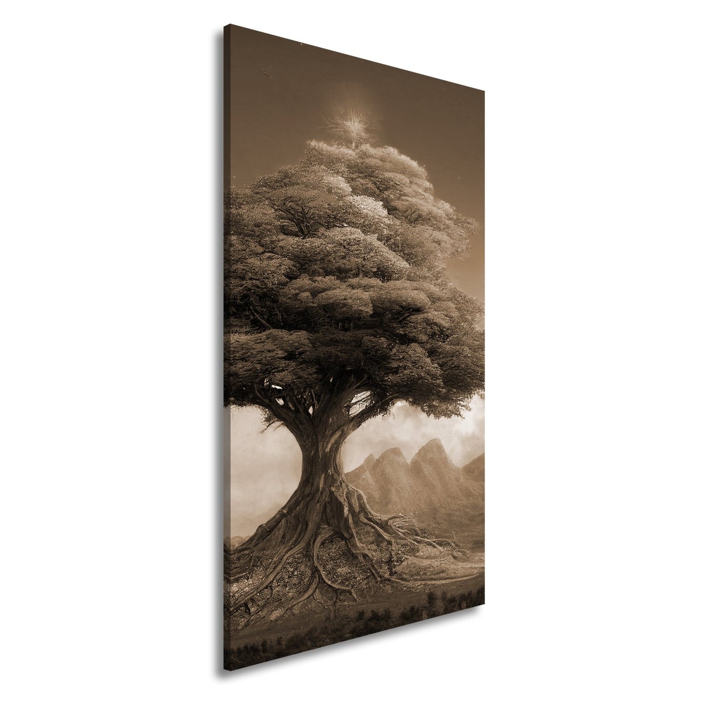 Leinwandbild Der Baum der Farben – ein Märchen aus Licht und Leben. - deyoli