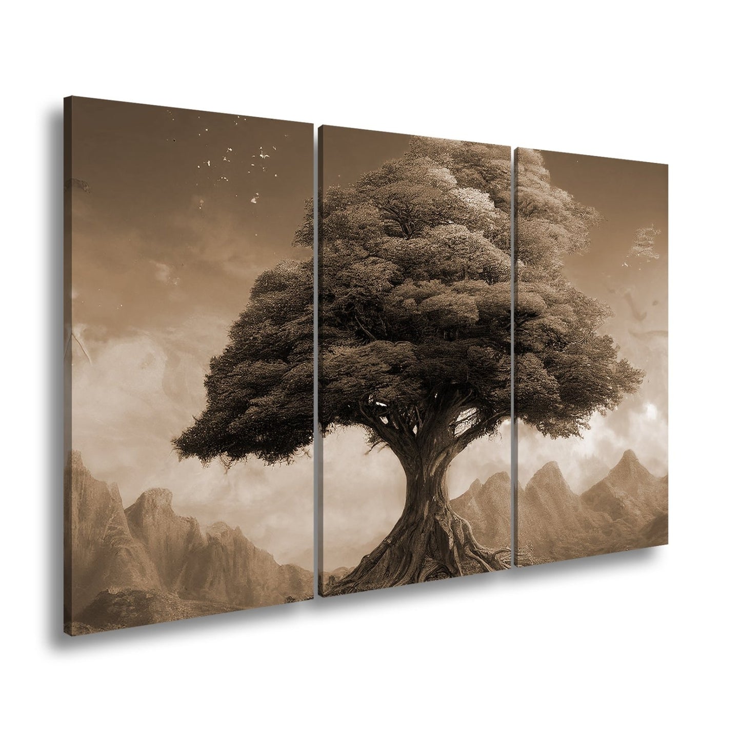 Leinwandbild Der Baum der Farben – ein Märchen aus Licht und Leben. - deyoli