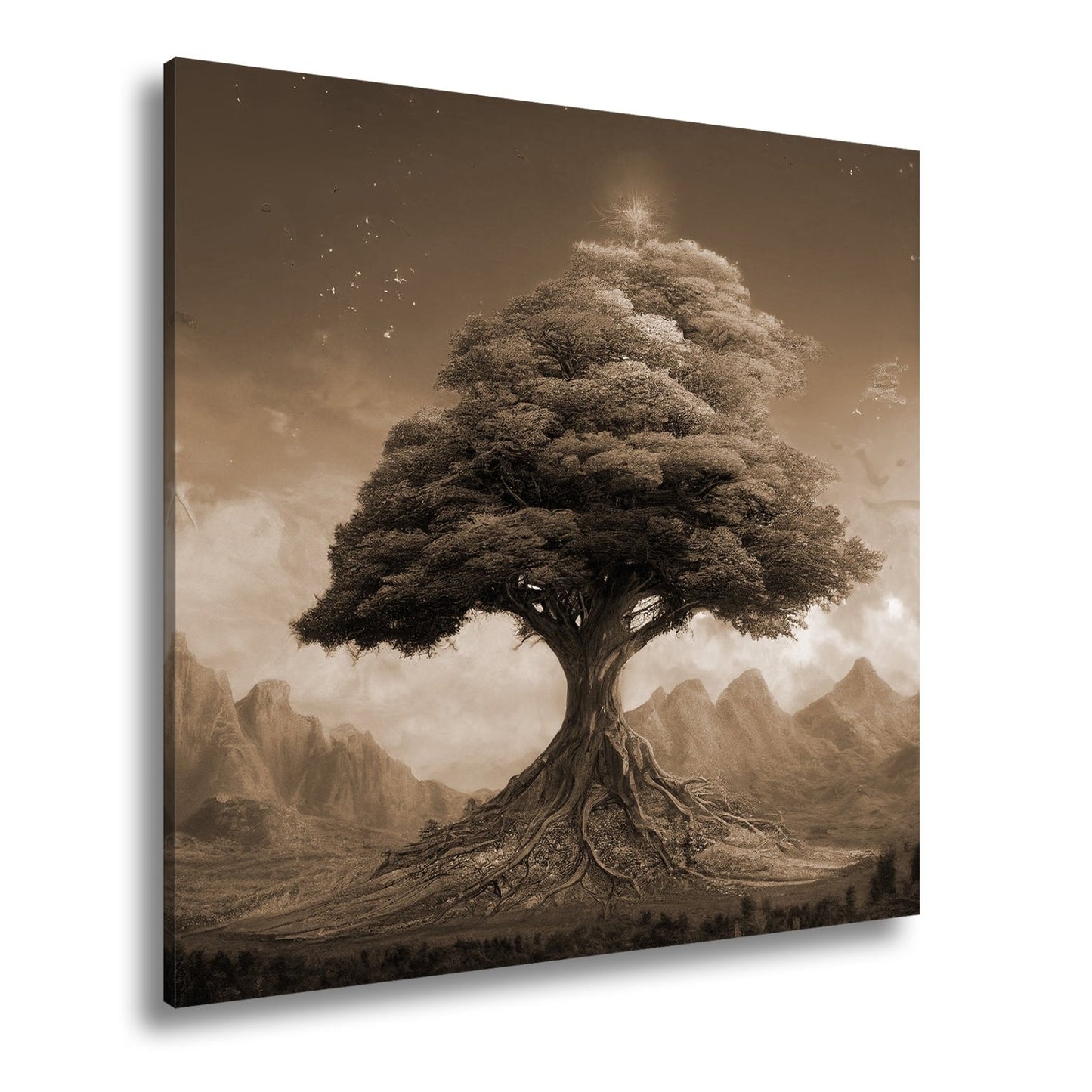 Leinwandbild Der Baum der Farben – ein Märchen aus Licht und Leben. - deyoli