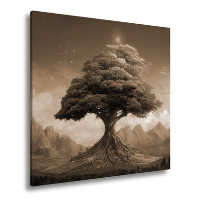 Leinwandbild Der Baum der Farben – ein Märchen aus Licht und Leben. - deyoli