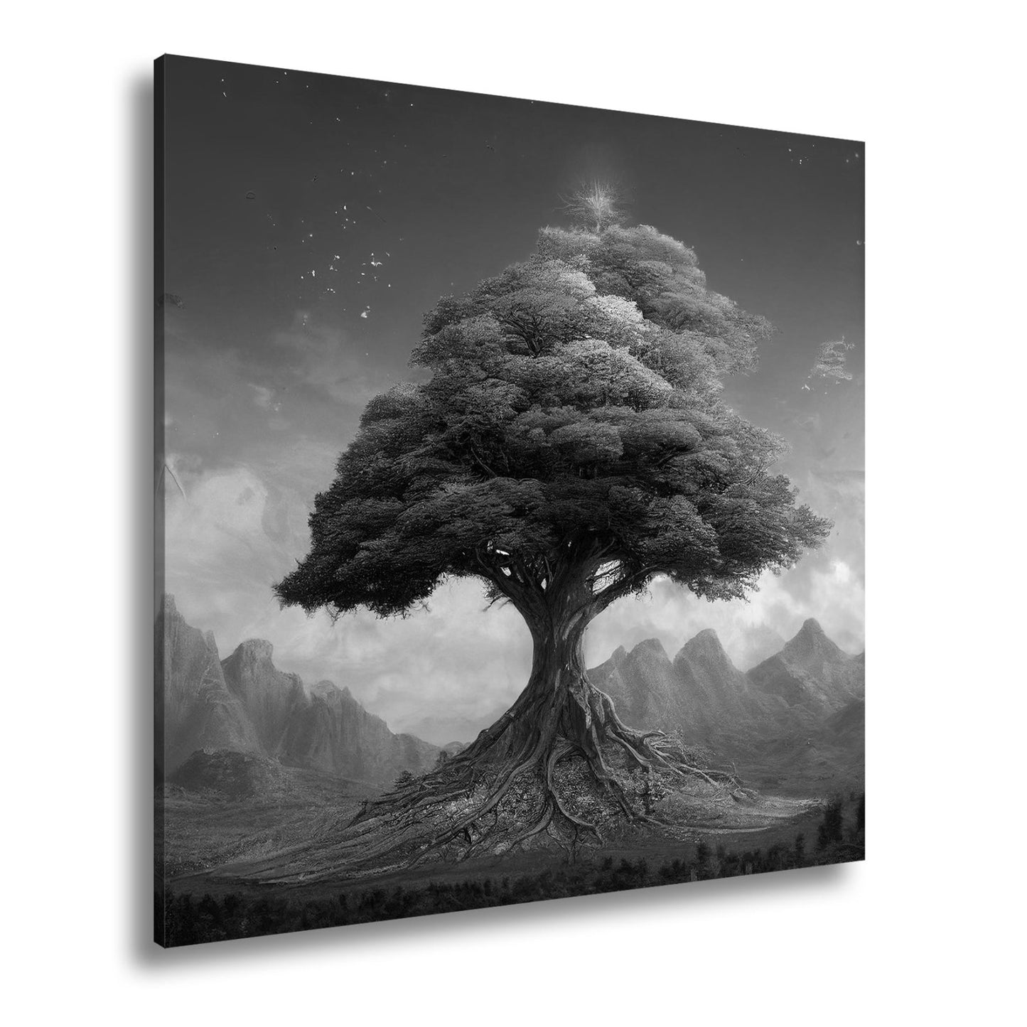 Leinwandbild Der Baum der Farben – ein Märchen aus Licht und Leben. - deyoli