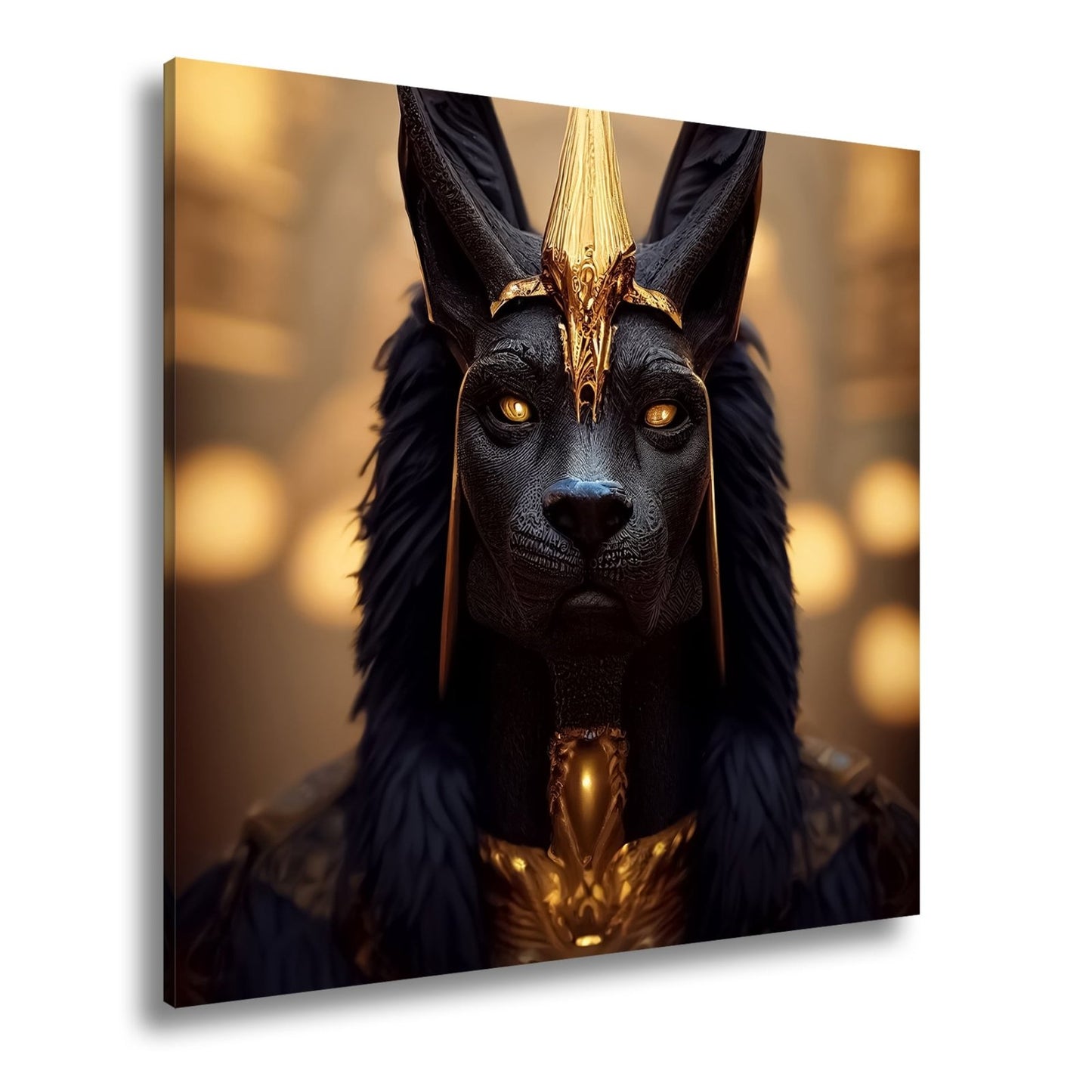 Leinwandbild Der Blick des Anubis – geheimnisvoll, würdevoll, göttlich. - deyoli