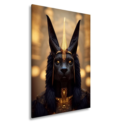 Leinwandbild Der Blick des Anubis – geheimnisvoll, würdevoll, göttlich. - deyoli