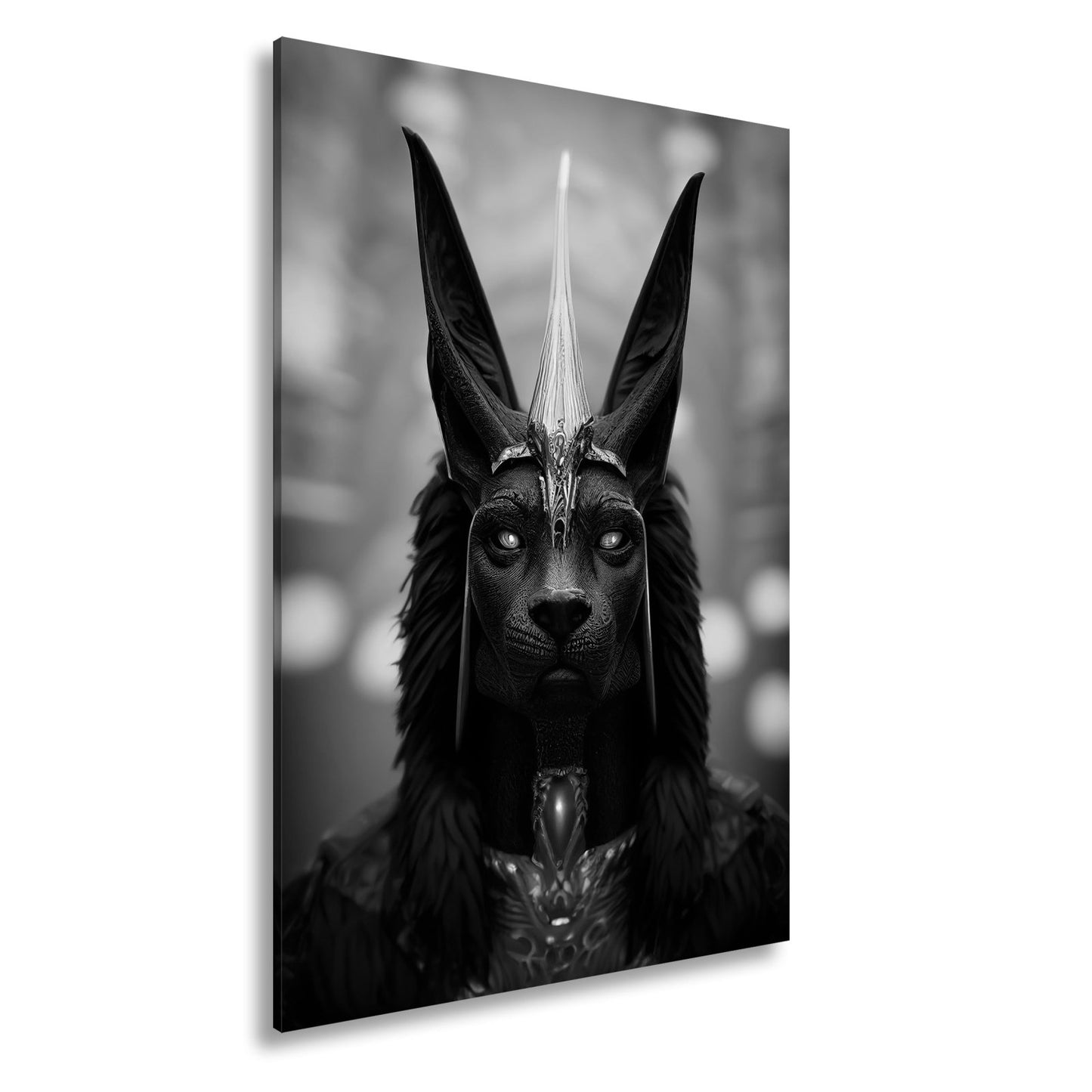 Leinwandbild Der Blick des Anubis – geheimnisvoll, würdevoll, göttlich. - deyoli
