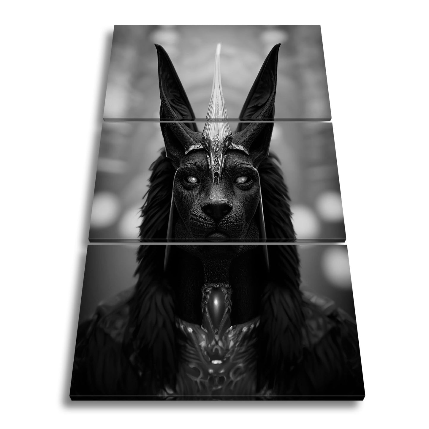 Leinwandbild Der Blick des Anubis – geheimnisvoll, würdevoll, göttlich. - deyoli