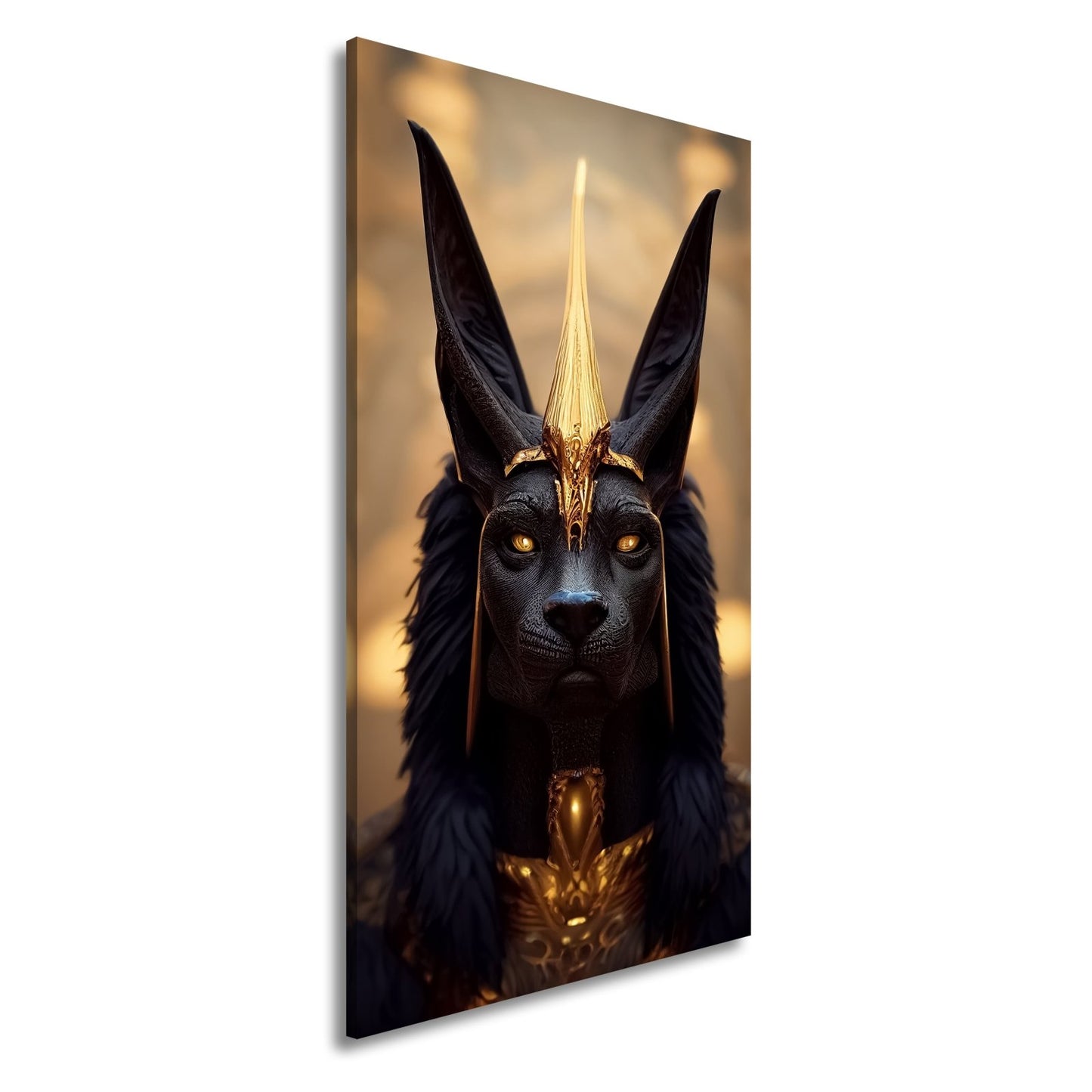 Leinwandbild Der Blick des Anubis – geheimnisvoll, würdevoll, göttlich. - deyoli