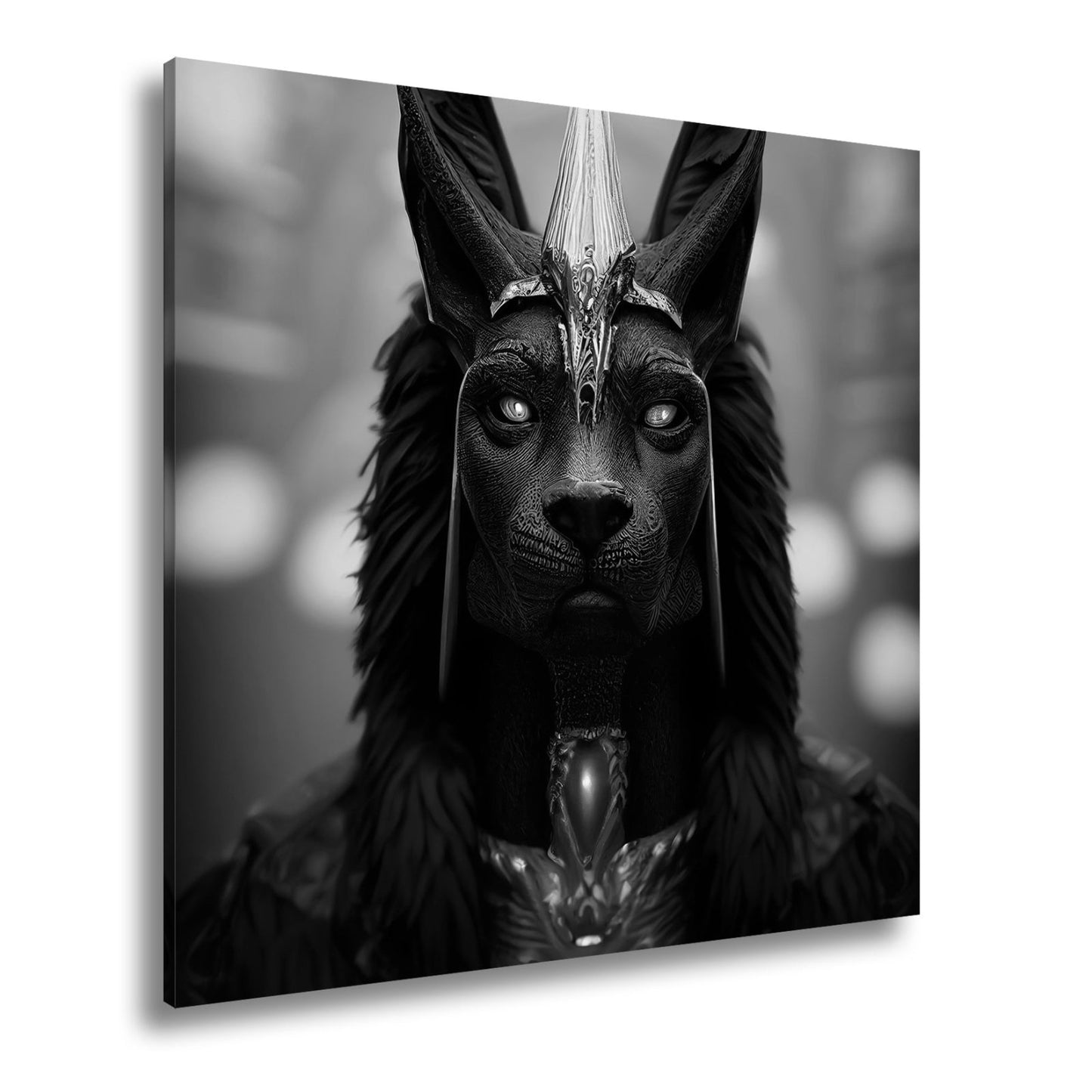Leinwandbild Der Blick des Anubis – geheimnisvoll, würdevoll, göttlich. - deyoli