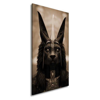 Leinwandbild Der Blick des Anubis – geheimnisvoll, würdevoll, göttlich. - deyoli
