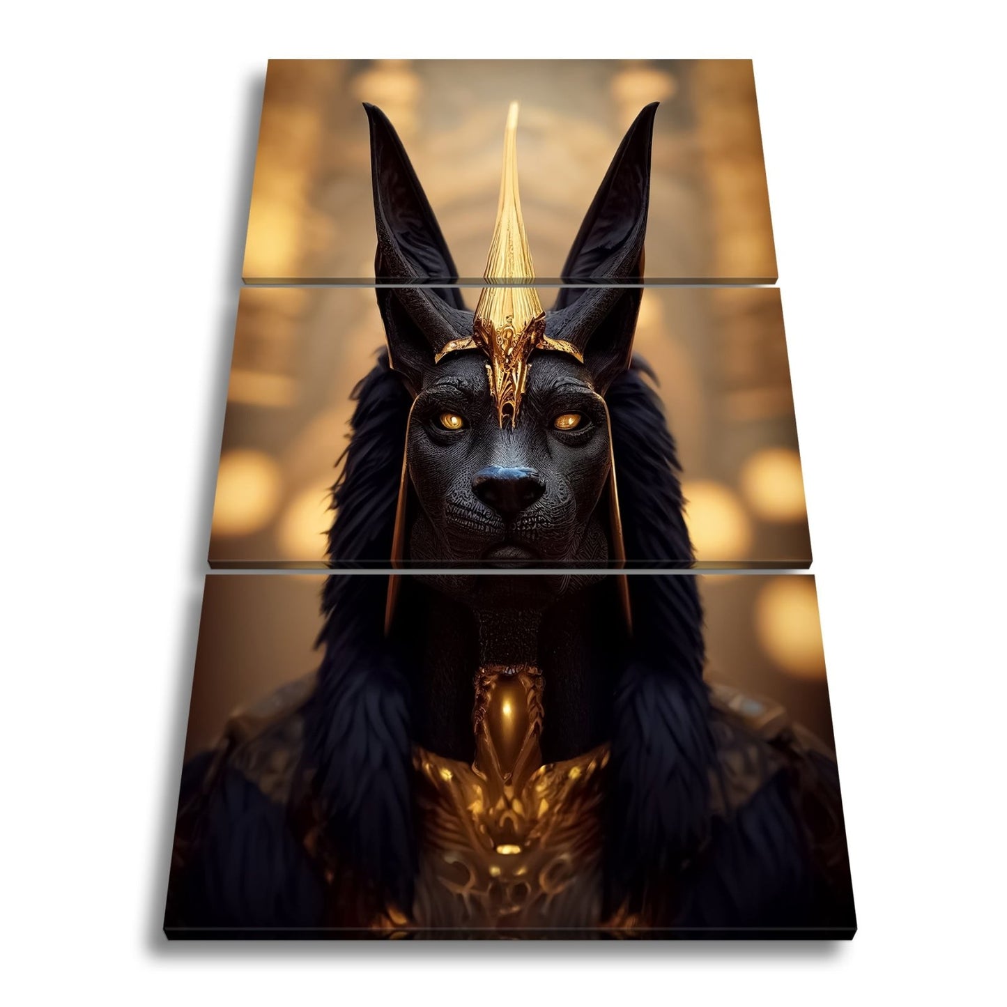 Leinwandbild Der Blick des Anubis – geheimnisvoll, würdevoll, göttlich. - deyoli