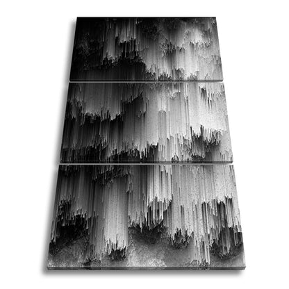 Leinwandbild Digitale Landschaft aus Farbe und Struktur XXL – Abstrakte Kunst - deyoli