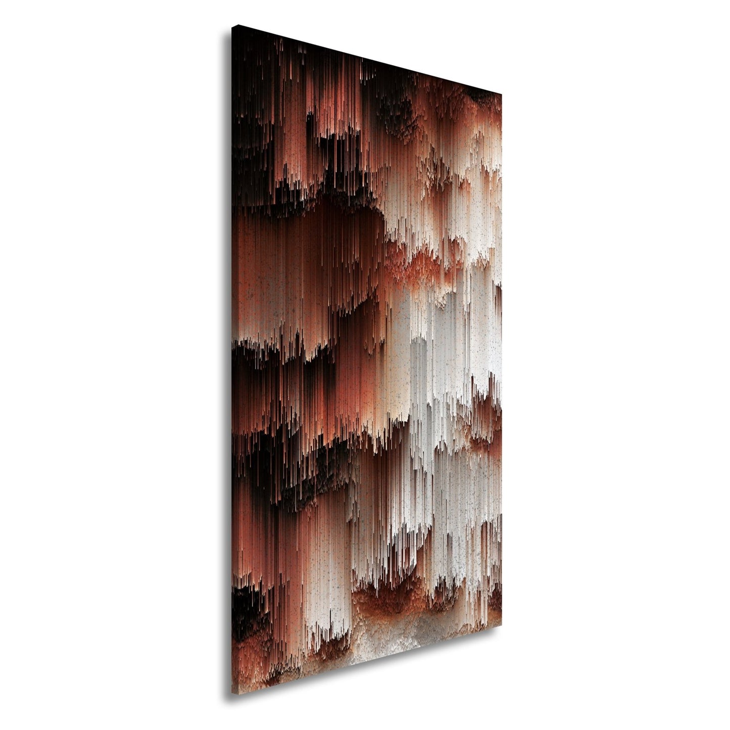Leinwandbild Digitale Landschaft aus Farbe und Struktur XXL – Abstrakte Kunst - deyoli