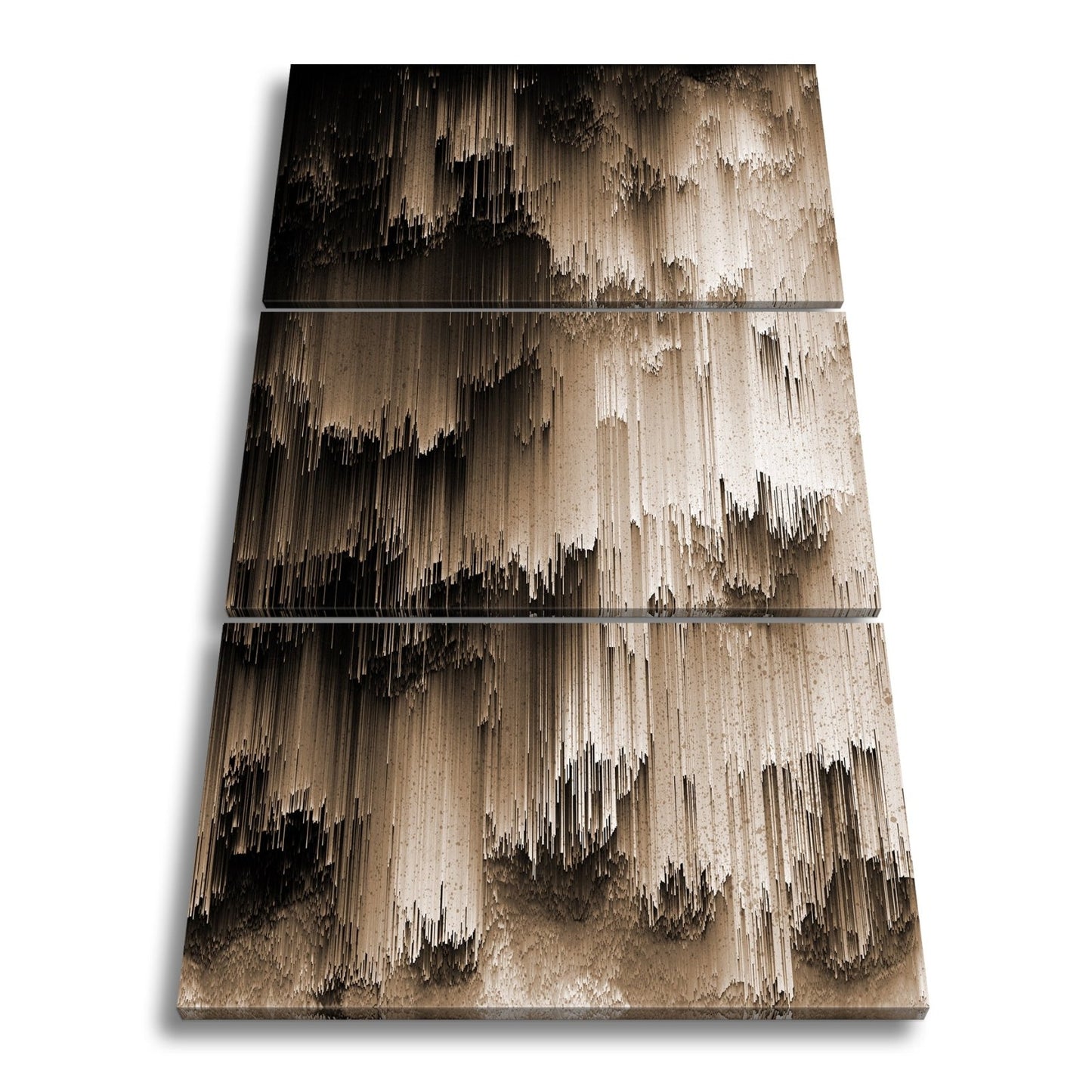 Leinwandbild Digitale Landschaft aus Farbe und Struktur XXL – Abstrakte Kunst - deyoli