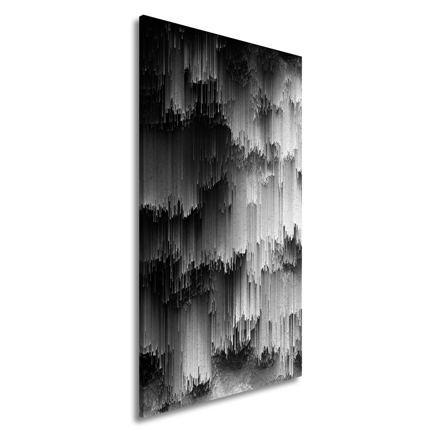 Leinwandbild Digitale Landschaft aus Farbe und Struktur XXL – Abstrakte Kunst - deyoli