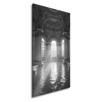 Leinwandbild Ein Palast aus Licht, Marmor und glitzerndem Wasser. - deyoli