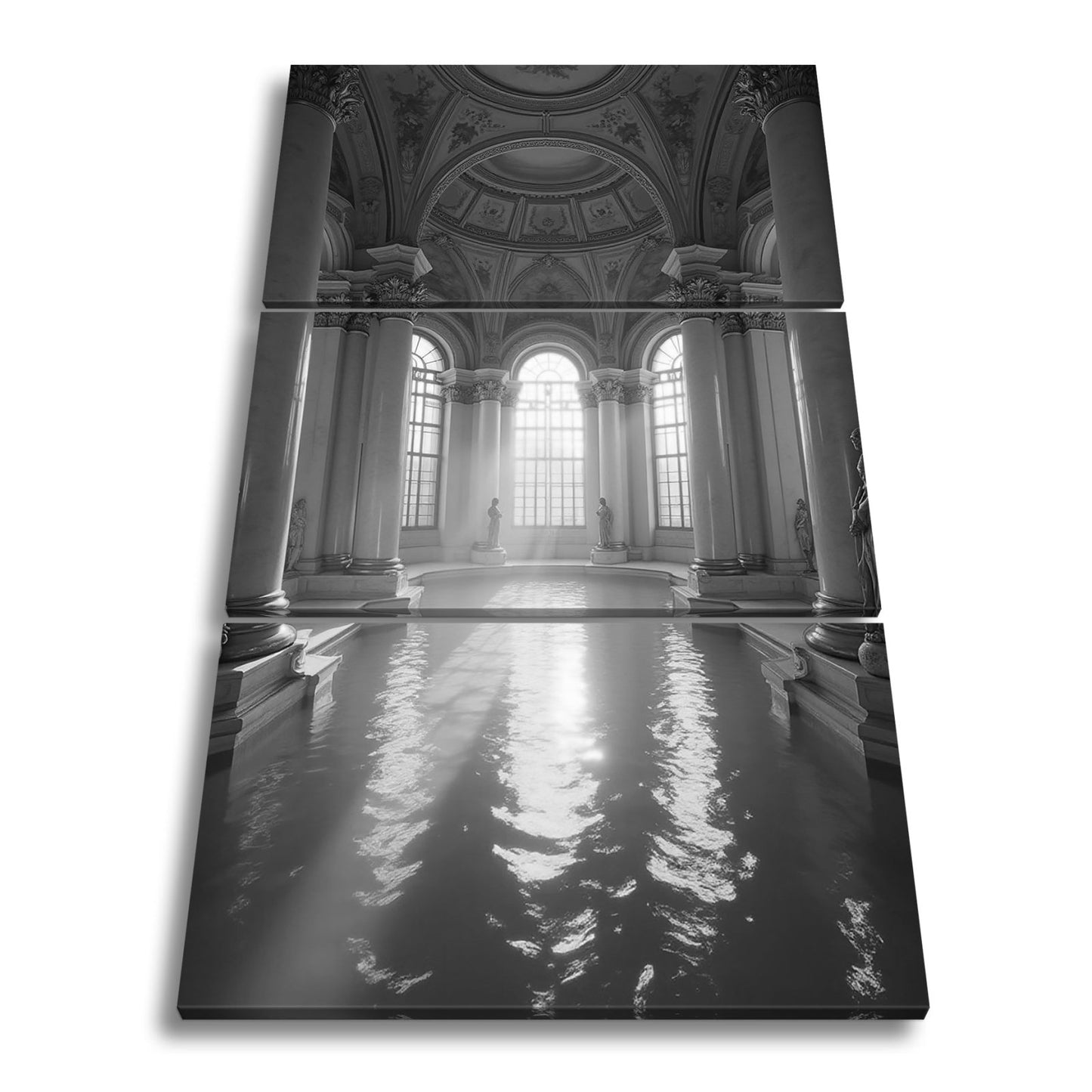 Leinwandbild Ein Palast aus Licht, Marmor und glitzerndem Wasser. - deyoli