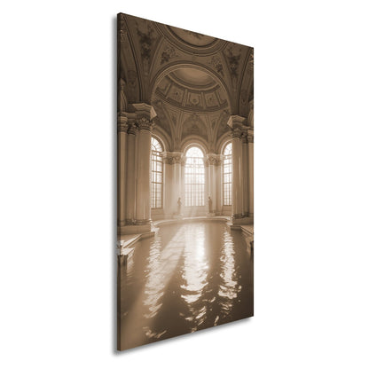 Leinwandbild Ein Palast aus Licht, Marmor und glitzerndem Wasser. - deyoli