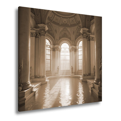 Leinwandbild Ein Palast aus Licht, Marmor und glitzerndem Wasser. - deyoli