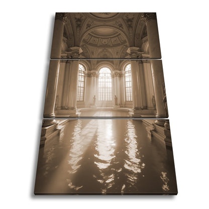 Leinwandbild Ein Palast aus Licht, Marmor und glitzerndem Wasser. - deyoli