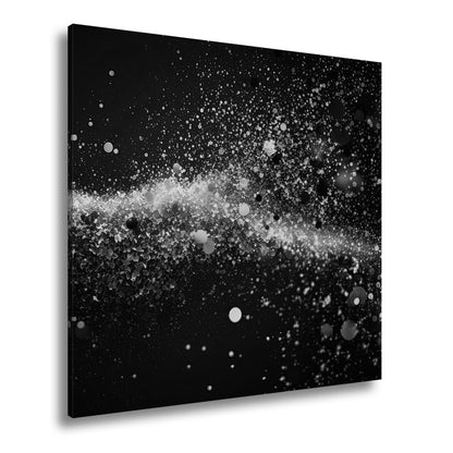 Leinwandbild Ein Tanz aus Licht und Glanz im dunklen Kosmos. - deyoli