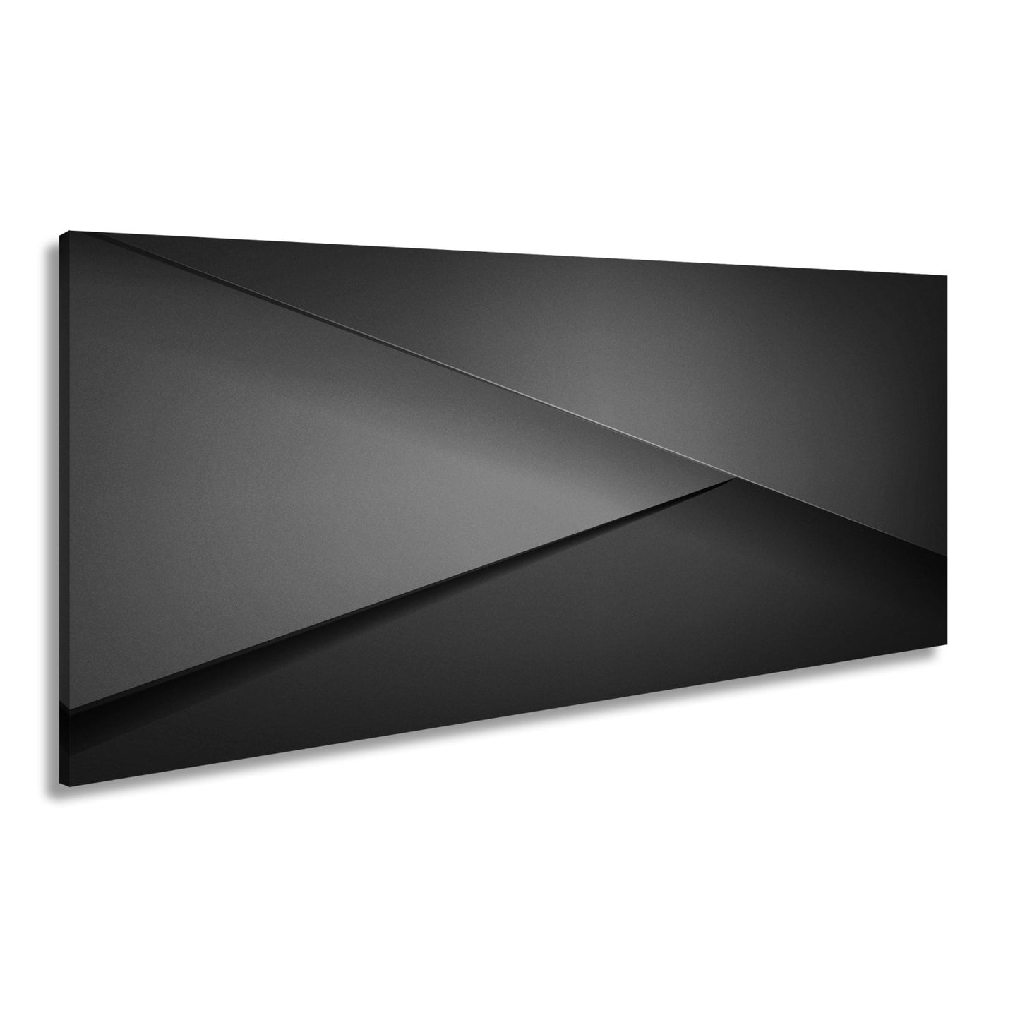 Leinwandbild Elegante rote Flächen in minimalistischer, moderner Geometrie - deyoli