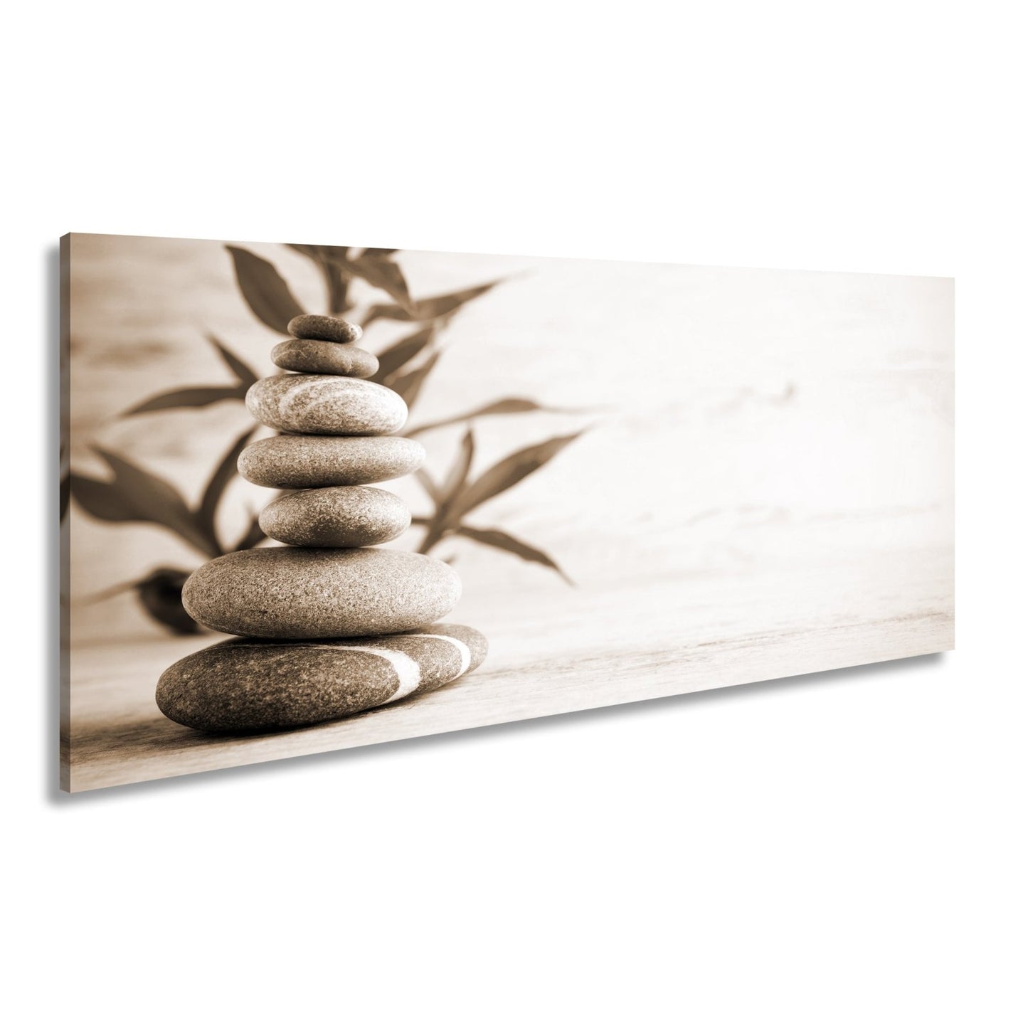 Leinwandbild Eleganz der Stille – Harmonie in geschichteter Form. - deyoli