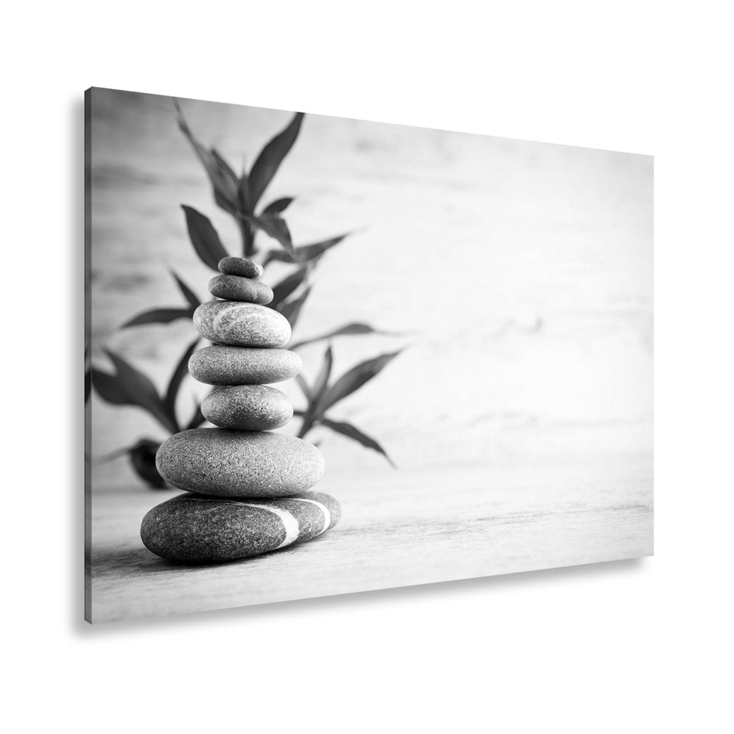 Leinwandbild Eleganz der Stille – Harmonie in geschichteter Form. - deyoli