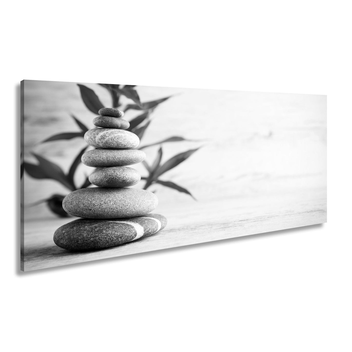Leinwandbild Eleganz der Stille – Harmonie in geschichteter Form. - deyoli