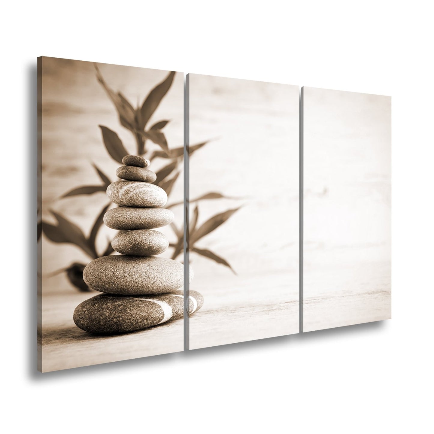 Leinwandbild Eleganz der Stille – Harmonie in geschichteter Form. - deyoli