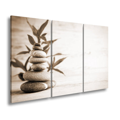 Leinwandbild Eleganz der Stille – Harmonie in geschichteter Form. - deyoli