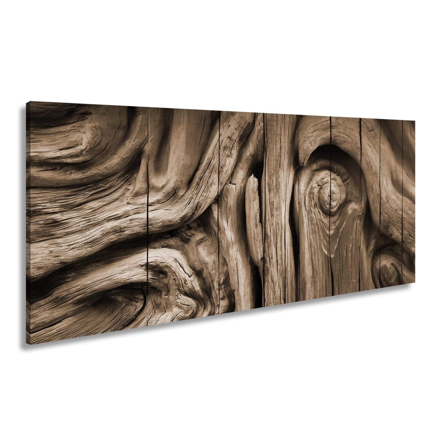 Leinwandbild Farbenflut im Holz – Natur als lebendige Leinwand. - deyoli