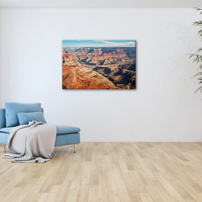 Leinwandbild Farbgewaltiger Blick über den Grand Canyon – Panorama XXL - deyoli