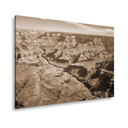 Leinwandbild Farbgewaltiger Blick über den Grand Canyon – Panorama XXL - deyoli