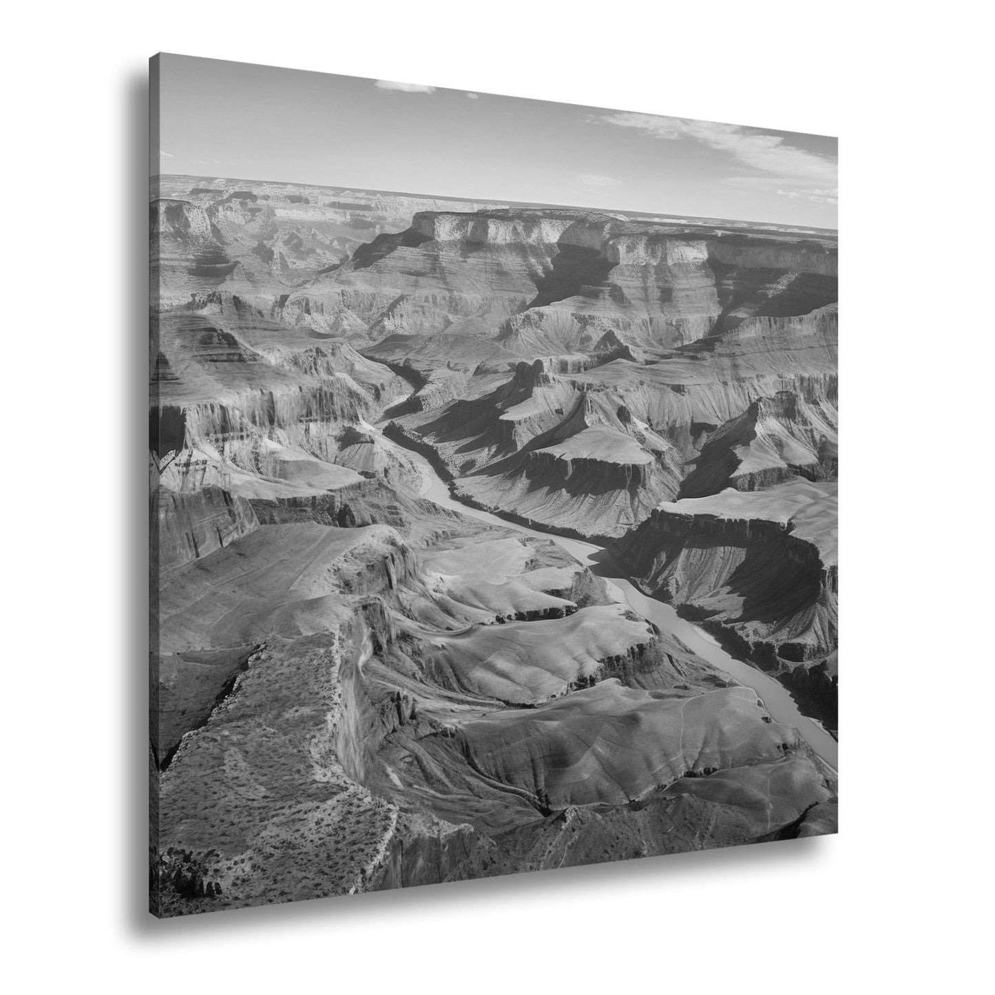 Leinwandbild Farbgewaltiger Blick über den Grand Canyon – Panorama XXL - deyoli