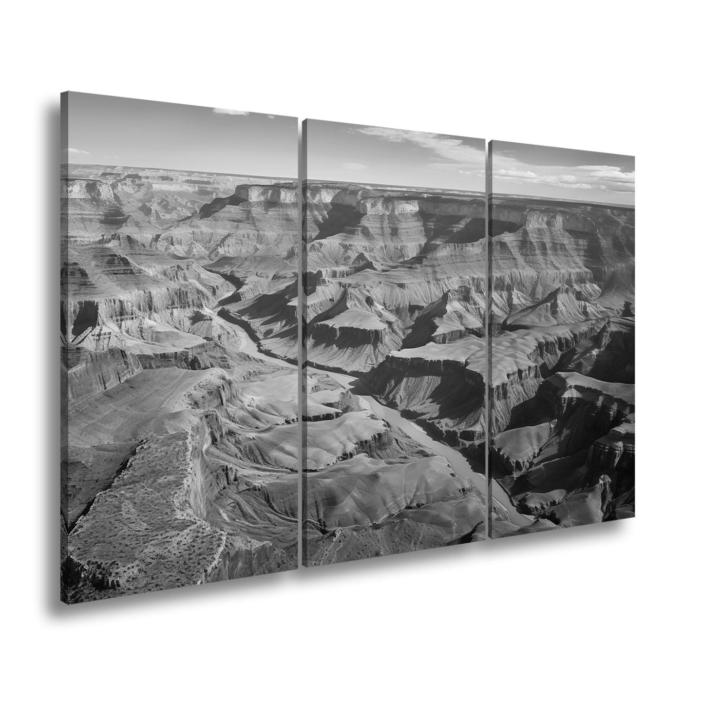 Leinwandbild Farbgewaltiger Blick über den Grand Canyon – Panorama XXL - deyoli