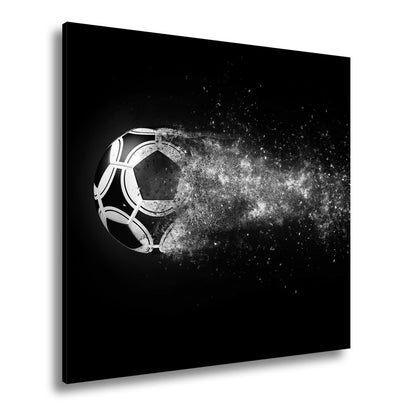 Leinwandbild Feuerball des Spiels – Energie entlädt sich in Flammen. - deyoli