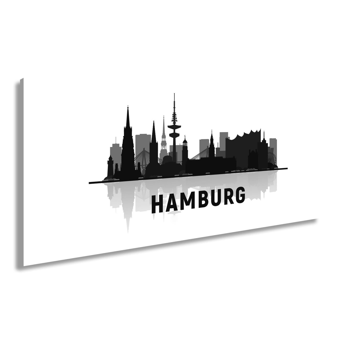Leinwandbild Feuriger Ball gleitet flammend durch die Dunkelheit. - deyoli