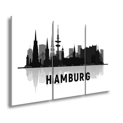 Leinwandbild Feuriger Ball gleitet flammend durch die Dunkelheit. - deyoli