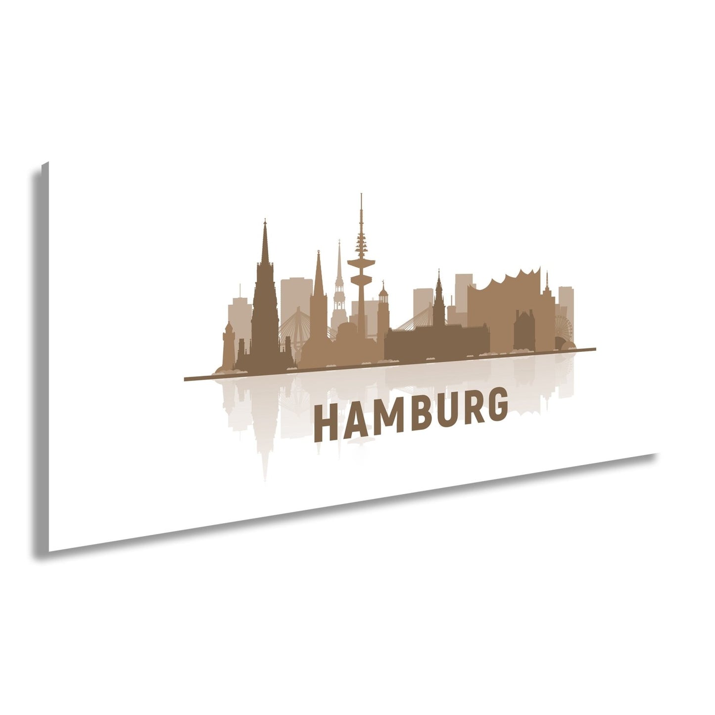 Leinwandbild Feuriger Ball gleitet flammend durch die Dunkelheit. - deyoli