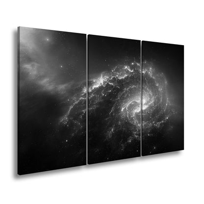 Leinwandbild Galaktischer Sturm – Leuchtende Farben XXL Wandbild - deyoli