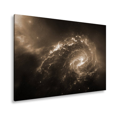 Leinwandbild Galaktischer Sturm – Leuchtende Farben XXL Wandbild - deyoli
