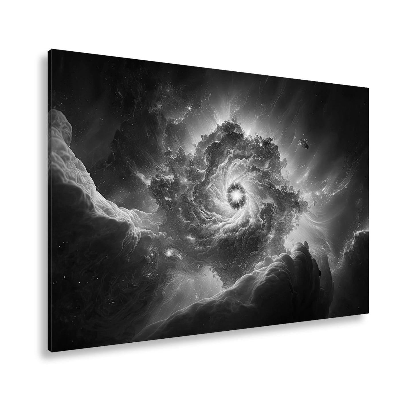 Leinwandbild Galaktischer Wirbel – Abstrakte Kunst XXL Wandbild - deyoli