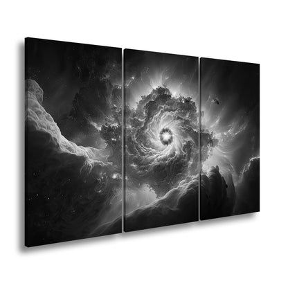 Leinwandbild Galaktischer Wirbel – Abstrakte Kunst XXL Wandbild - deyoli