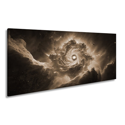 Leinwandbild Galaktischer Wirbel – Abstrakte Kunst XXL Wandbild - deyoli