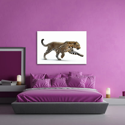 Leinwandbild Gepard in Bewegung – Eleganz trifft auf explosive Kraft. - deyoli