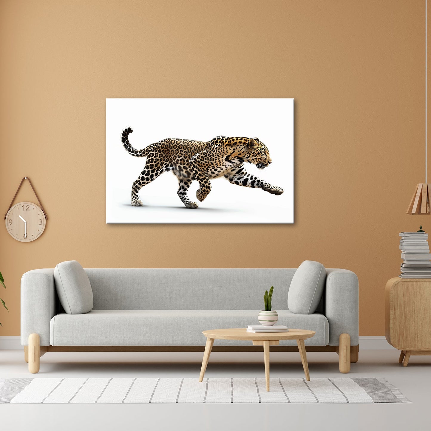 Leinwandbild Gepard in Bewegung – Eleganz trifft auf explosive Kraft. - deyoli