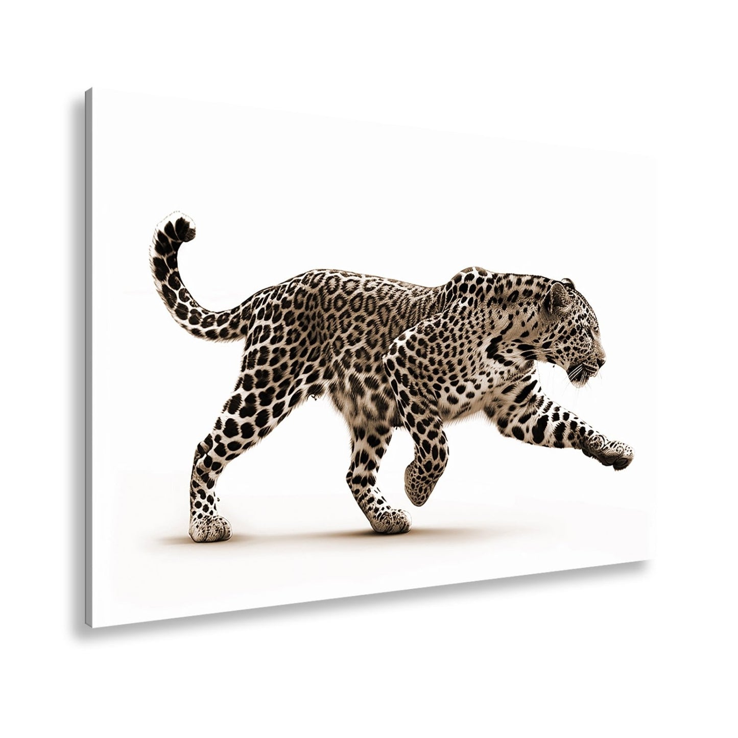 Leinwandbild Gepard in Bewegung – Eleganz trifft auf explosive Kraft. - deyoli