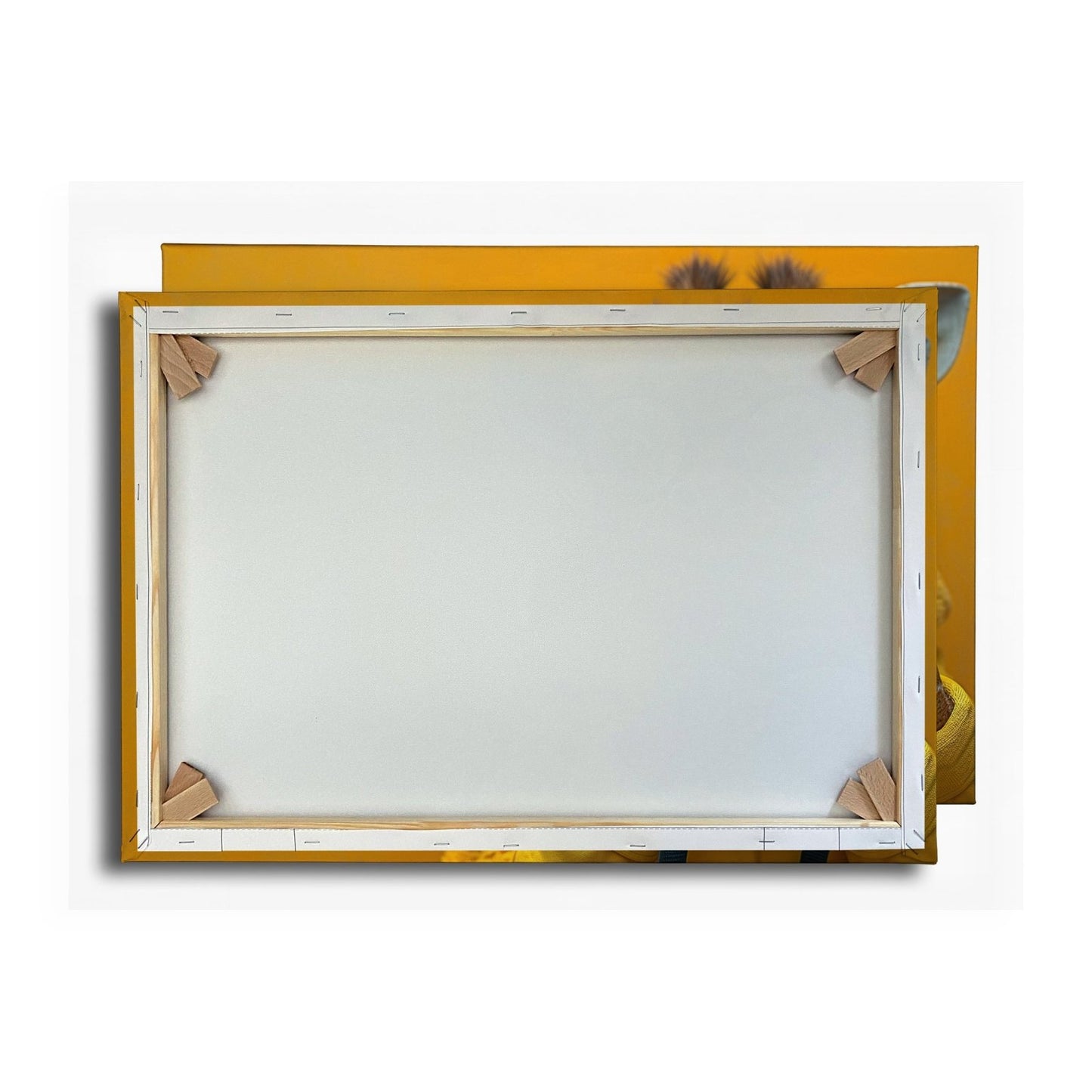 Leinwandbild Giraffe im Fotografenlook – charmant, klug, kamerabereit. - deyoli