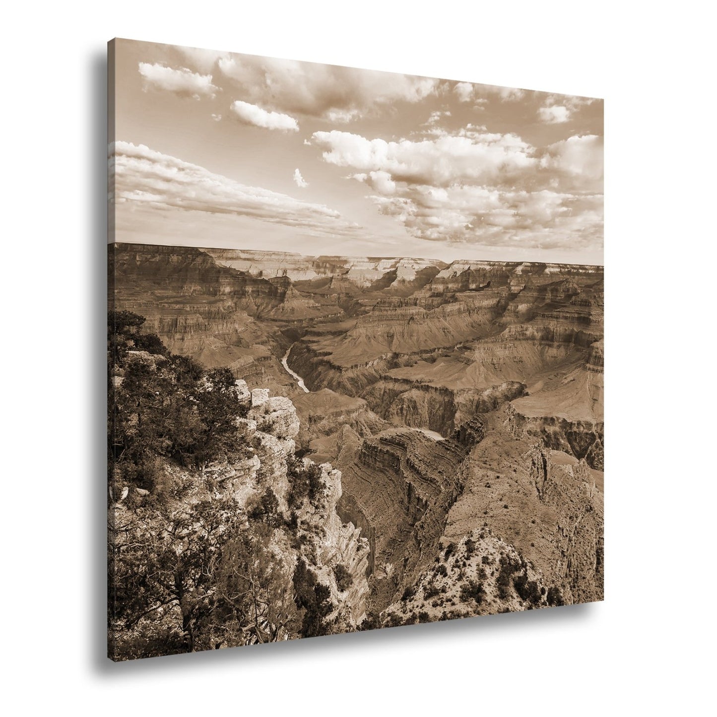 Leinwandbild Grand Canyon im Abendglanz XXL – Landschaft Wandbild USA - deyoli