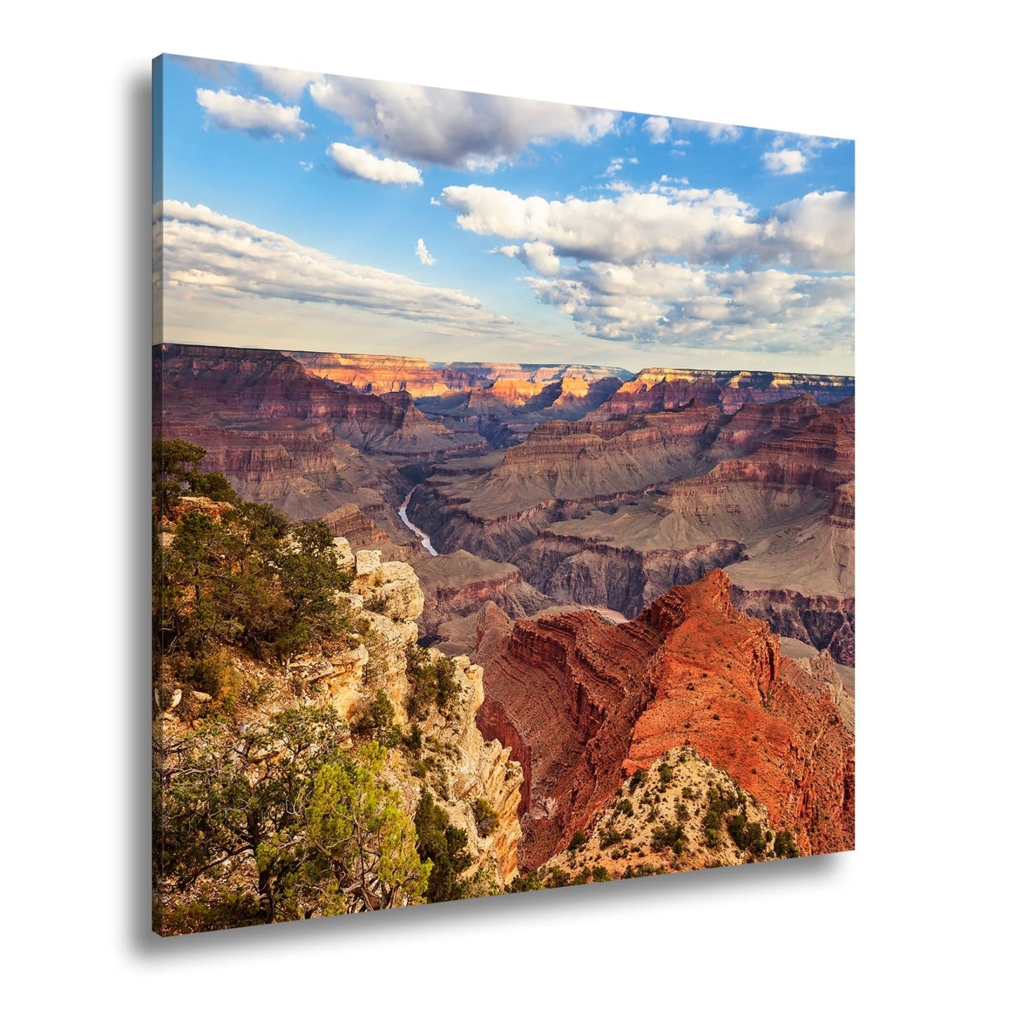 Leinwandbild Grand Canyon im Abendglanz XXL – Landschaft Wandbild USA - deyoli